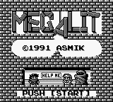 Megalit (Japan) Title Screen